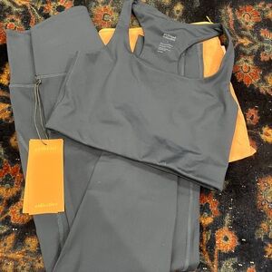 Girlfriend Collective Leggings and Sportsbra Set NWT